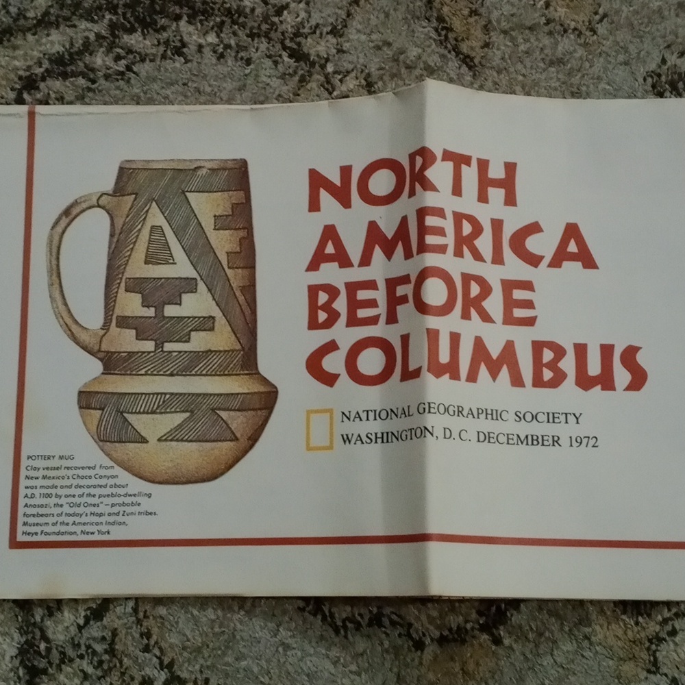 Asis 🙆National Geographic North America Poster - Red and Brown